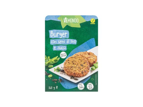 Burger con semi di lino e zucca