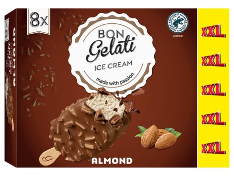 Gelato al gusto di vaniglia bourbon