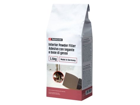 Adesivo con legante a base di gesso