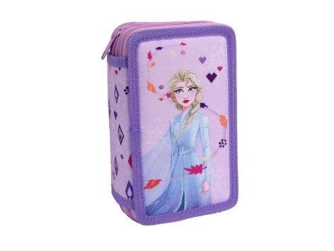 Astuccio a tre cerniere "Jurassic World, Frozen, Spiderman, Spirit"