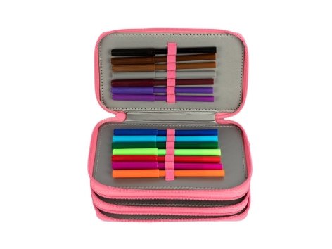 Astuccio a tre cerniere "Jurassic World, Frozen, Spiderman, Spirit"