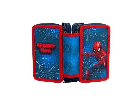 Astuccio a tre cerniere "Jurassic World, Frozen, Spiderman, Spirit"