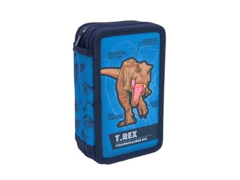 Astuccio a tre cerniere "Jurassic World, Frozen, Spiderman, Spirit"