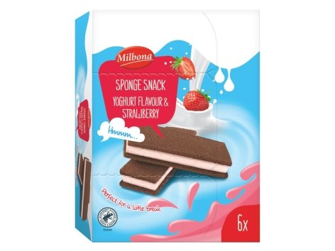 Merendine con yogurt e crema alla fragola