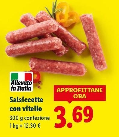 Salsiccette Con Vitello