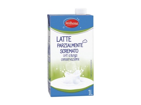 Latte uht parzialmente scremato