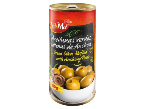 Olive verdi ripiene di acciughe