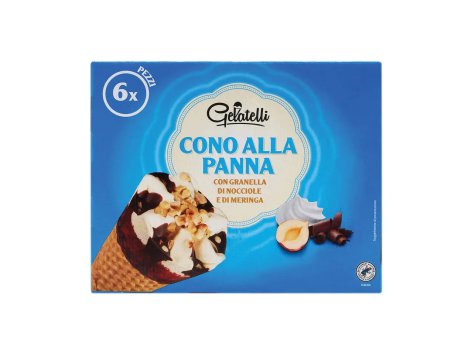 Cono gelato alla panna