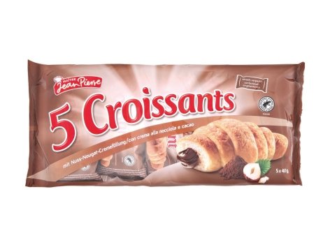 Mini croissant ripieni con crema nocciola