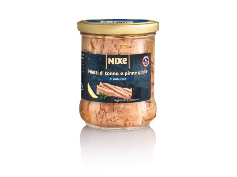 Filetti di tonno a pinne gialle al naturale