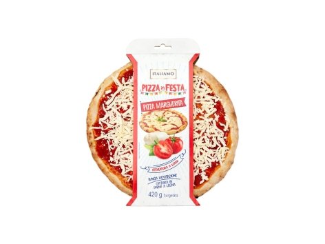 Pizza margherita stesa a mano