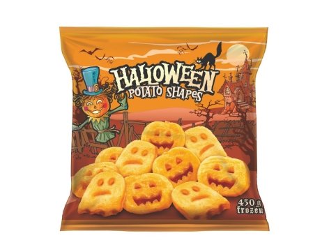 Patate a forma di fantasmini o zucche