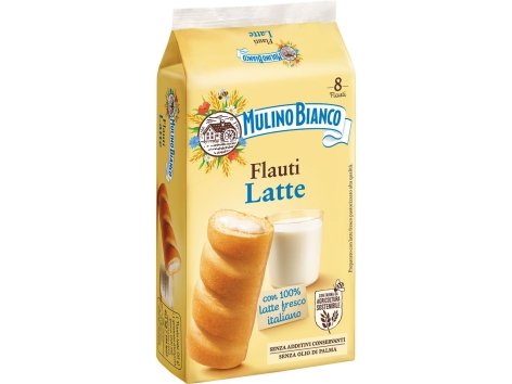 Mulino Bianco Flauti con farcitura al latte