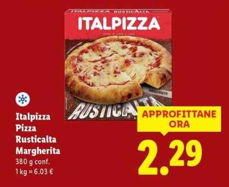 Italpizza - Pizza Rusticalta Margherita