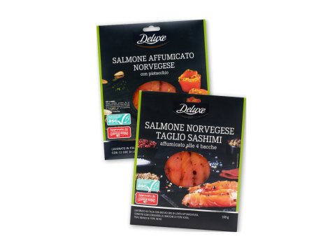 Salmone affumicato norvegese