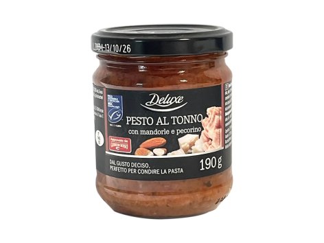 Pesto al tonno con mandorle e pecorino