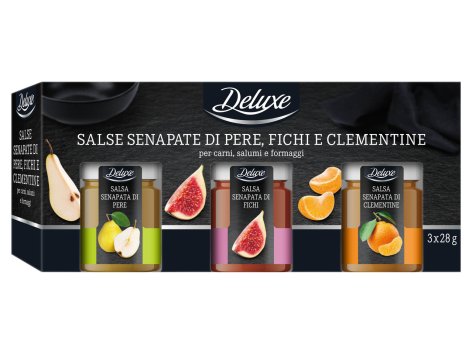 Salse senapate di pere, fichi e clementine