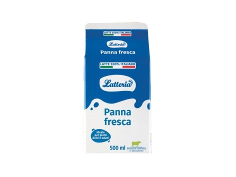 Panna fresca pastorizzata