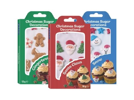 Forme natalizie di zucchero