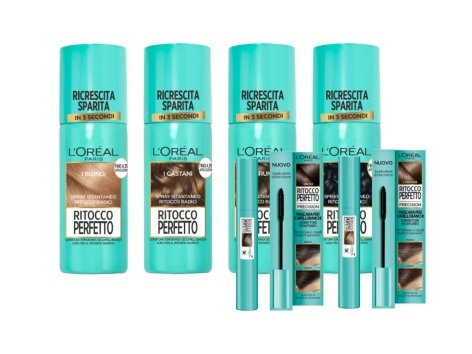 Ritocco Perfetto Spray istantaneo ritocco radici o mascara per capelli bianchi