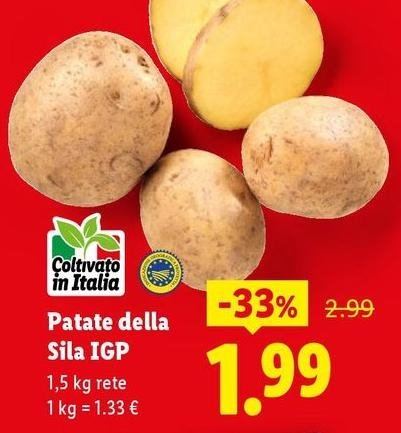 Patate Della Sila IGP