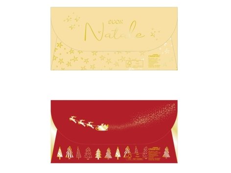 Set di buste o biglietti di auguri natalizi