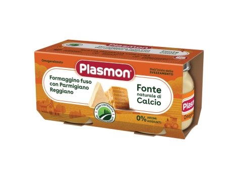 Formaggino fuso e Parmigiano Reggiano