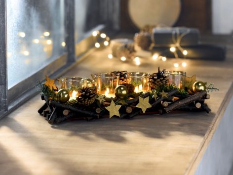 Centrotavola natalizio per avvento