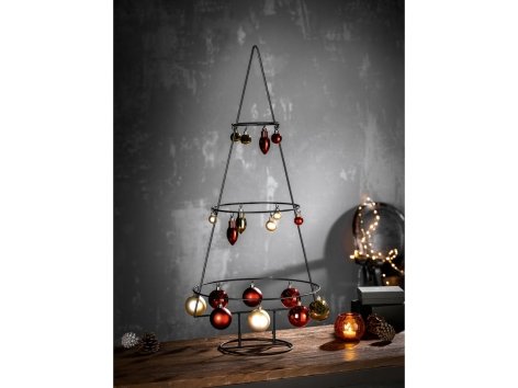 Albero di Natale stilizzato con ganci o portalumini