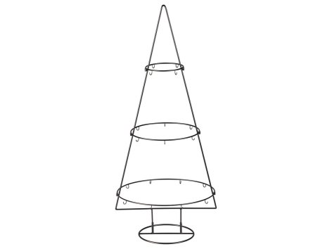 Albero di Natale stilizzato con ganci o portalumini