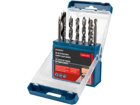 Set punte da trapano o set raspe e mole per legno