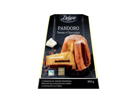 Pandoro panna e cioccolato