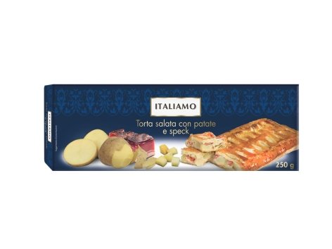 Torta salata con patate e speck