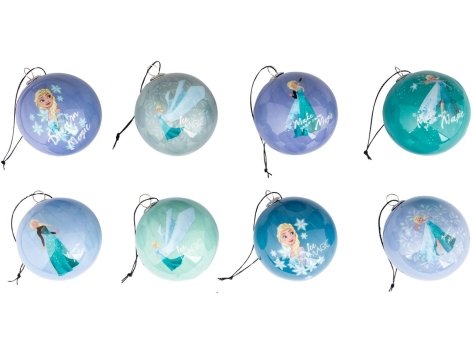 Set palline natalizie "Marvel, Frozen, Mickey Mouse"
