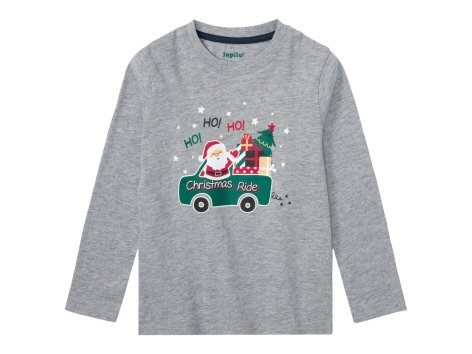 Maglia fluorescente a maniche lunghe da bambino