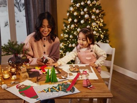 Set natalizio di bricolage per bambini