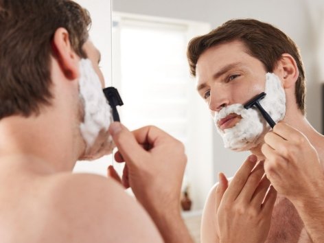 Forbici per capelli o rasoio in acciaio