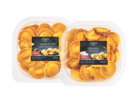 Lunette agli scampi e gamberetti o girasoli al pesce spada