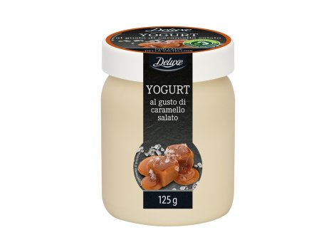 Yogurt al gusto di caramello salato