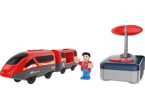 Veicolo telecomandato per gioco pista in legno