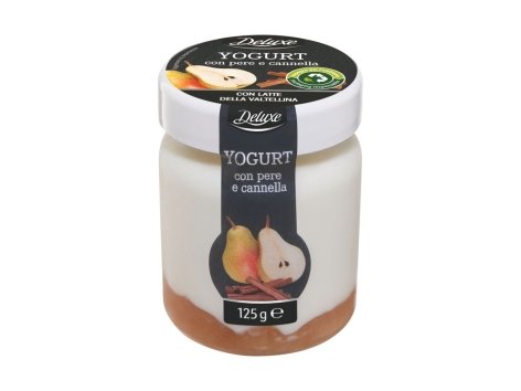 Yogurt con pere e cannella