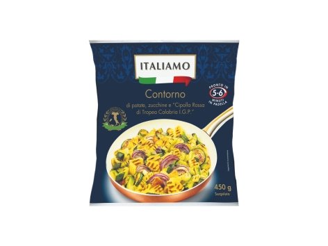 Contorno di patate, zucchine e “Cipolla Rossa di Tropea Calabria IGP”