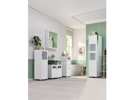 Mobiletto da bagno con anta