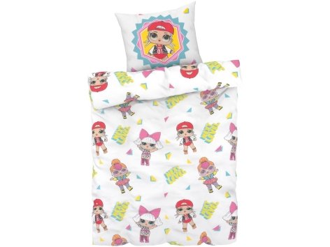 Parure copririumino singolo "Hello Kitty, LOL, Minions, Paw Patrol, Peppa Pig"