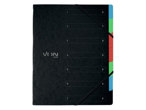 Raccoglitore a scomparti con elastico