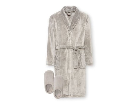 Set accappatoio con pantofole