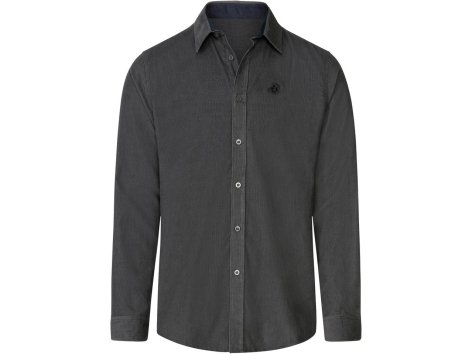 Camicia in velluto fine da uomo