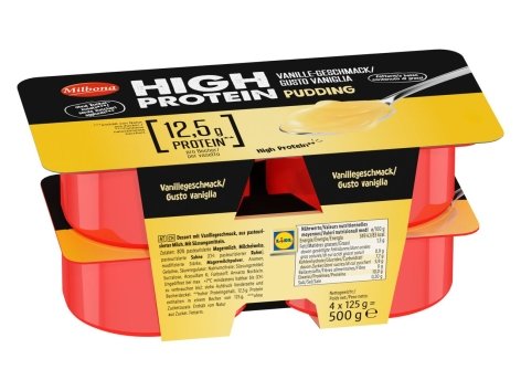 Budino ad alto contenuto proteico gusto vaniglia