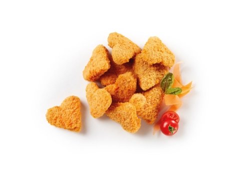 Cuoricini di prosciutto cotto panati