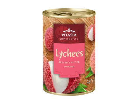 Litchi sbucciati e denocciolati